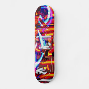 förstört ljus mini skateboard bräda 18,5 cm