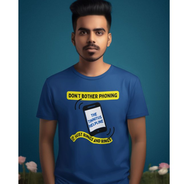 Förstört lustig tinnitus t shirt (Skapare uppladdad)