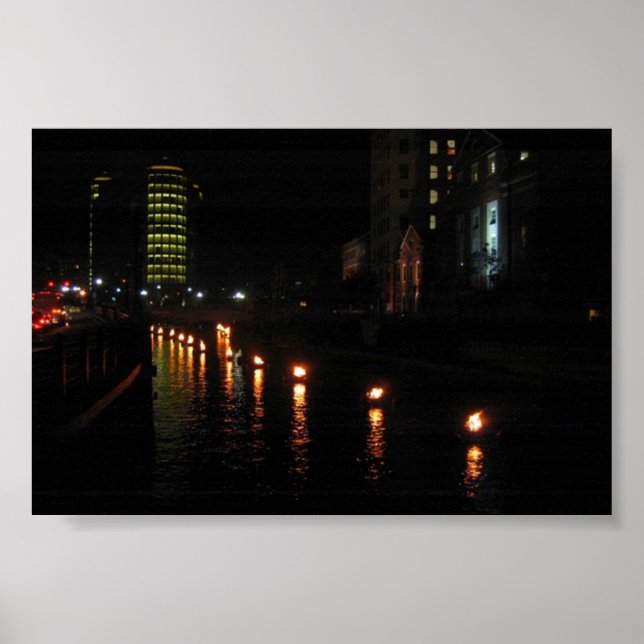 förströelse vattenbrand poster (Framsidan)