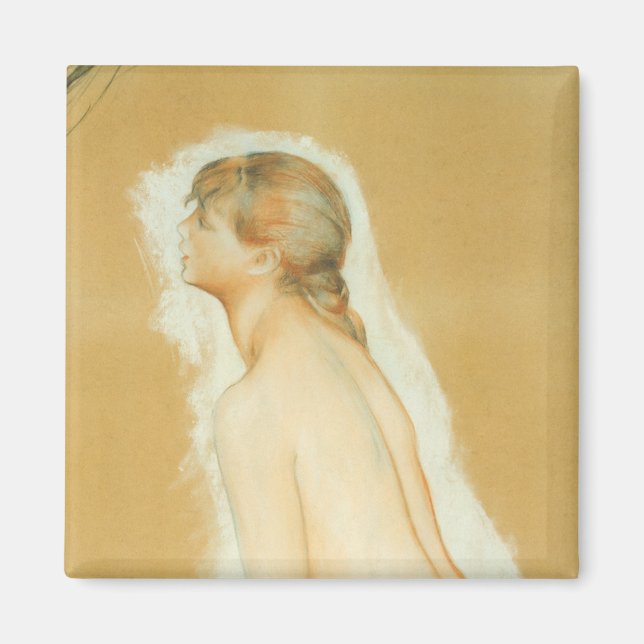 Förstudie till 'De stora badarna' av Pierre Renoir Magnet (Framsidan)