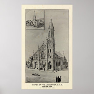 Försumelsens kyrka, Ansonia, Conn Poster