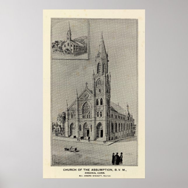 Försumelsens kyrka, Ansonia, Conn Poster (Framsidan)