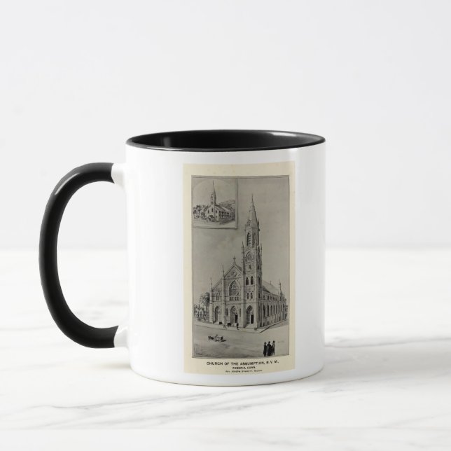 Försumingens kyrka, Ansonia, Conn Mugg (Vänster)