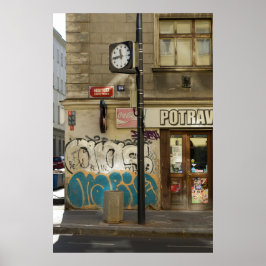 Försummad Shopfront Poster