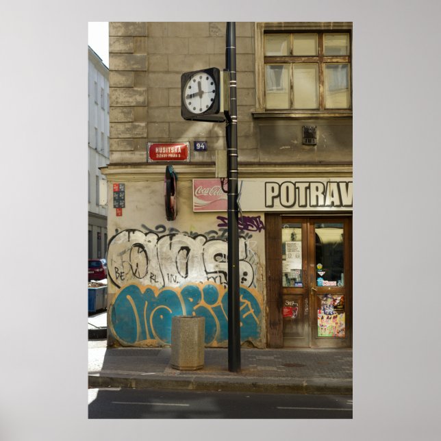 Försummad Shopfront Poster (Framsidan)