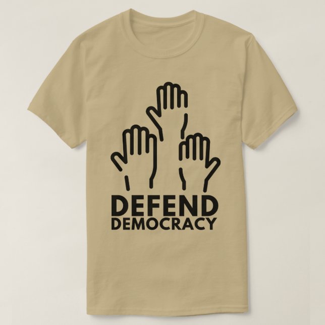 Försvar av demokrati 6 t shirt (Design framsida)