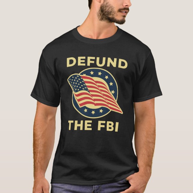 Försvar av FBI-Konservativet T Shirt (Framsida)