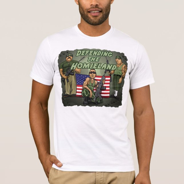Försvar av Homielanden Tee Shirt (Framsida)
