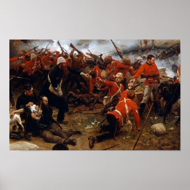 Försvar av Rorke's Drift Poster (Framsidan)