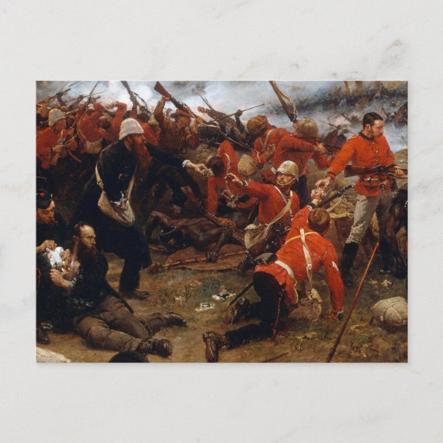 Försvar av Rorke's Drift Vykort (Framsida)