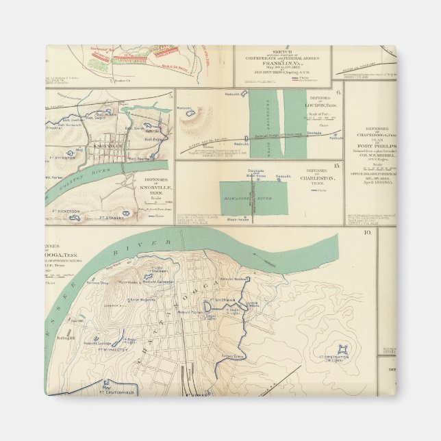 Försvar Chattanooga Magnet (Framsidan)