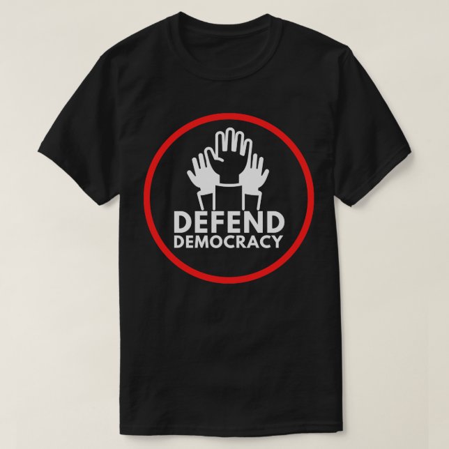 Försvar demokrati 15 t shirt (Design framsida)
