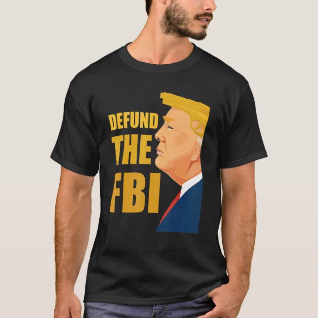 Försvar FBI-Flagga mot FBI-korruption T Shirt (Framsida)