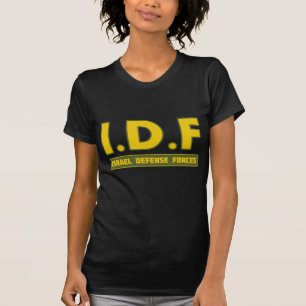 Försvar för IDF Israel tvingar 3 colorize Tee Shirt
