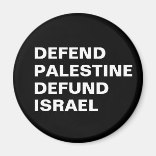 Försvar Palestinas defond Israel- anti Israel Magnet