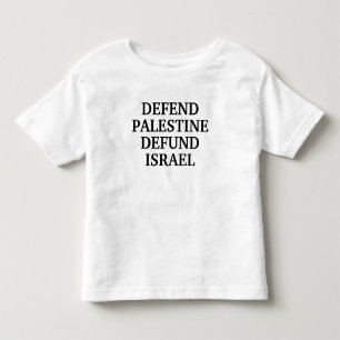 Försvar Palestinas defond Israel- anti Israel T Shirt