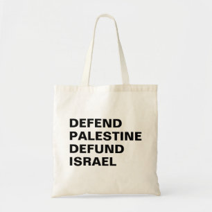 Försvar Palestinas defond Israel- anti Israel Tygkasse