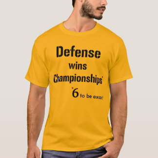 Försvar segrar mästerskap 6 (bekläda endast), t-shirt