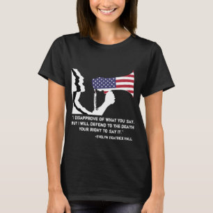 Försvara åsiktsfrihetkvinna T T-shirt