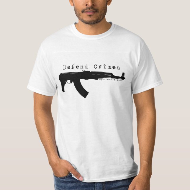 Försvara Crimea T Shirt (Framsida)