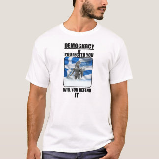 Försvara demokrati t-shirt
