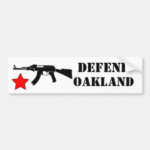 Försvara den Oakland klistermärken