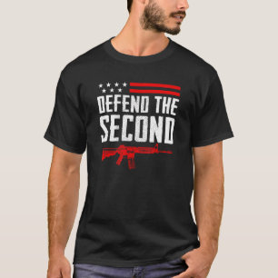 försvara det andra ändringsförslaget Pro Gun Usa A T Shirt
