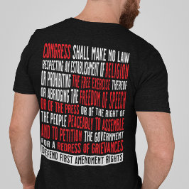 Försvara Höger för första ändring fredliga provare T Shirt