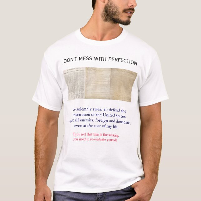 Försvara konstitutionen tee (Framsida)