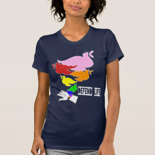 FÖRSVARA LIV, efter regna…, (MÖRK) T-shirt