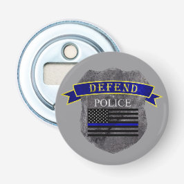 Försvara polisknappens flasköppnare