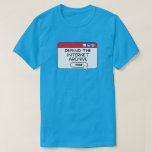 Försvara T-Shirt för Internetarkiv