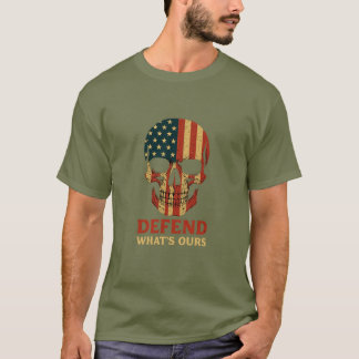 Försvara vår t shirt