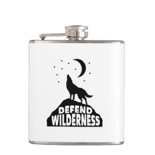 Försvara Wilderness Wolf Moon Fickplunta
