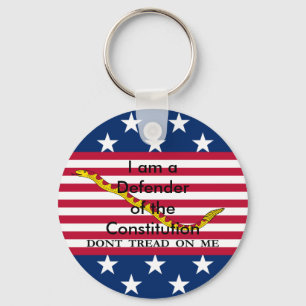 Försvarare av konstitutionen Keychain #1 Nyckelring