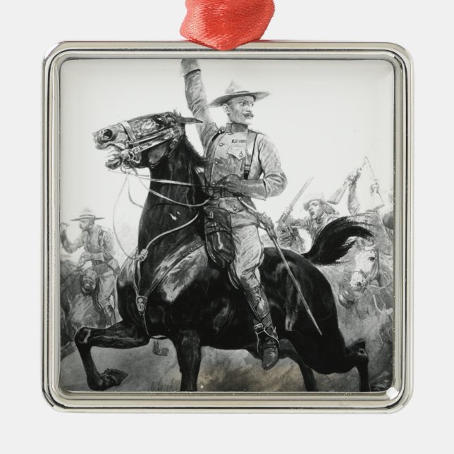 Försvarare av Mafeking Julgransprydnad Metall (Framsidan)