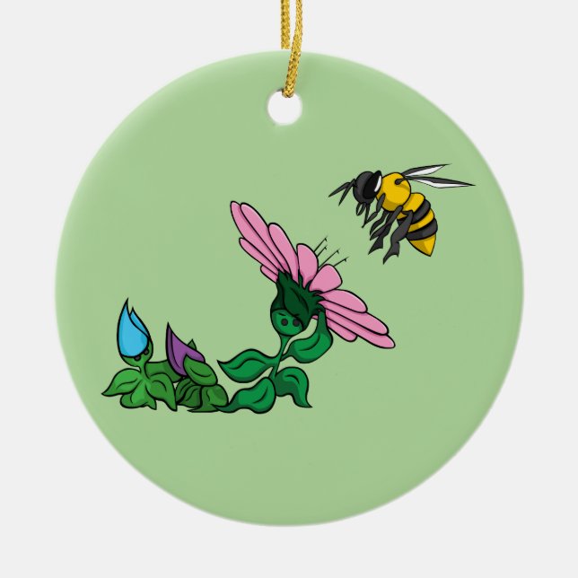 Försvararens namn julgransprydnad keramik (Framsidan)