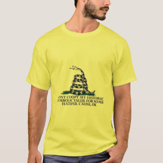 Försvarat menande för Gadsden flagga T Shirt