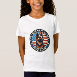 Försvarsdemokrati - Röstblått - tyskt skvallerdjur T Shirt