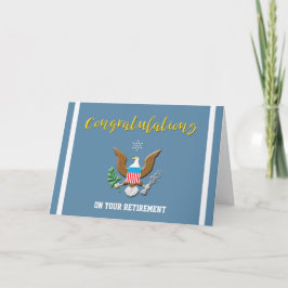 Försvarsemblem för militära Luft-styrkan Pension F Kort