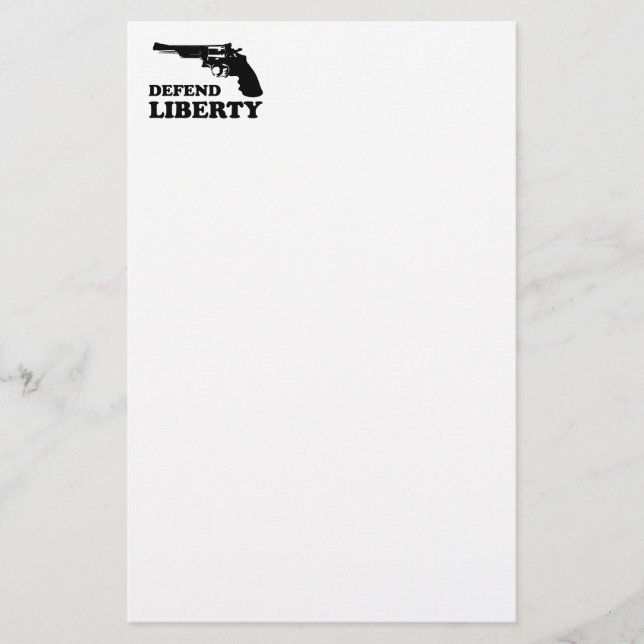 Försvarsfrihet Brevpapper (Framsida)