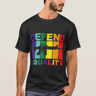 Försvarsjämställdhet - HBT - Gay Flagga - Assault T Shirt