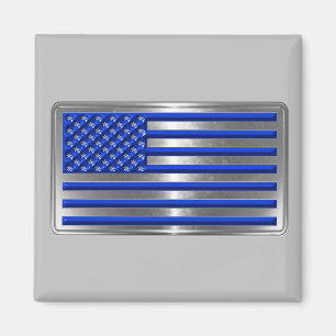 Försvarsmakten och Tillsatta lagar USA flagga-utmä Magnet