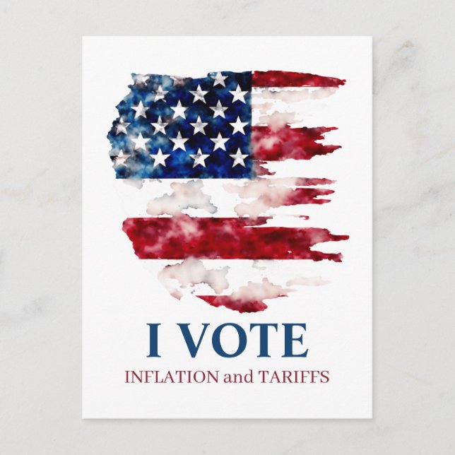 Försvarstaxor - Inflationspolitik Vykort (Framsida)