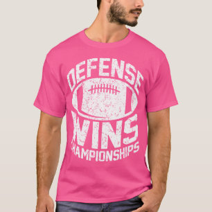 Försvarsvinnare i mästerskapen i fotboll Försvarsl T Shirt