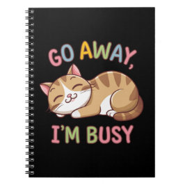 Försvinn, jag är upptagen anteckningsbok