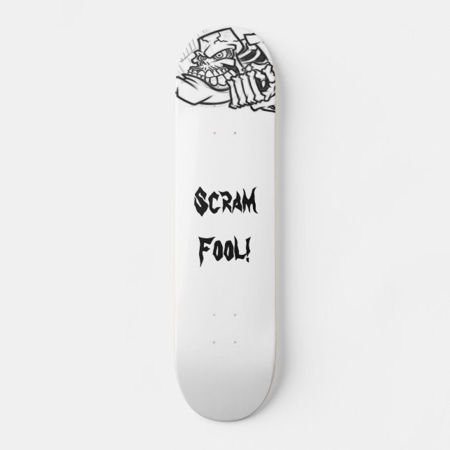 Försvinna snabbt dumbommen skateboard bräda 21,5 cm (Framsida)