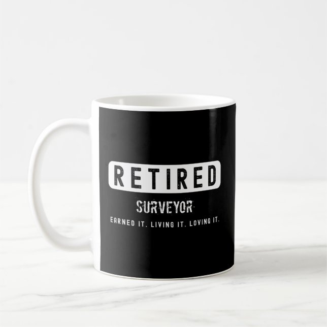 Försvunnen Surveyor förtjänade det att leva det. Kaffemugg (Vänster)