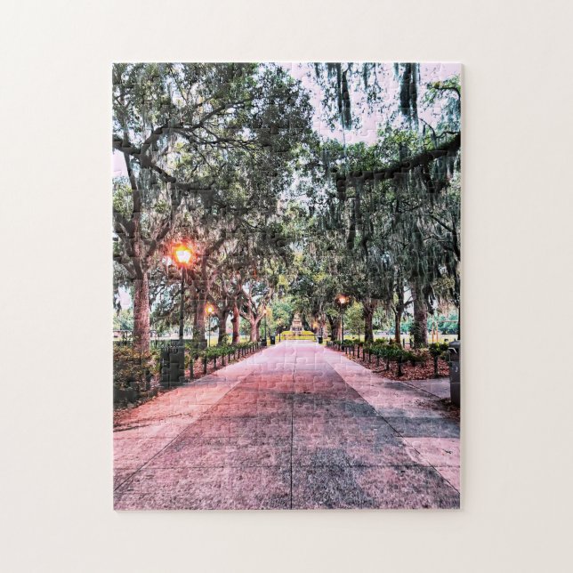 Forsyth Park Evening Puzzle Pussel (Vertikal)