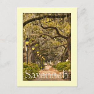 Forsyth Park - Savannah, GA Vykort